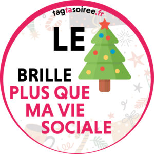 Le sapin brille plus que ma vie sociale