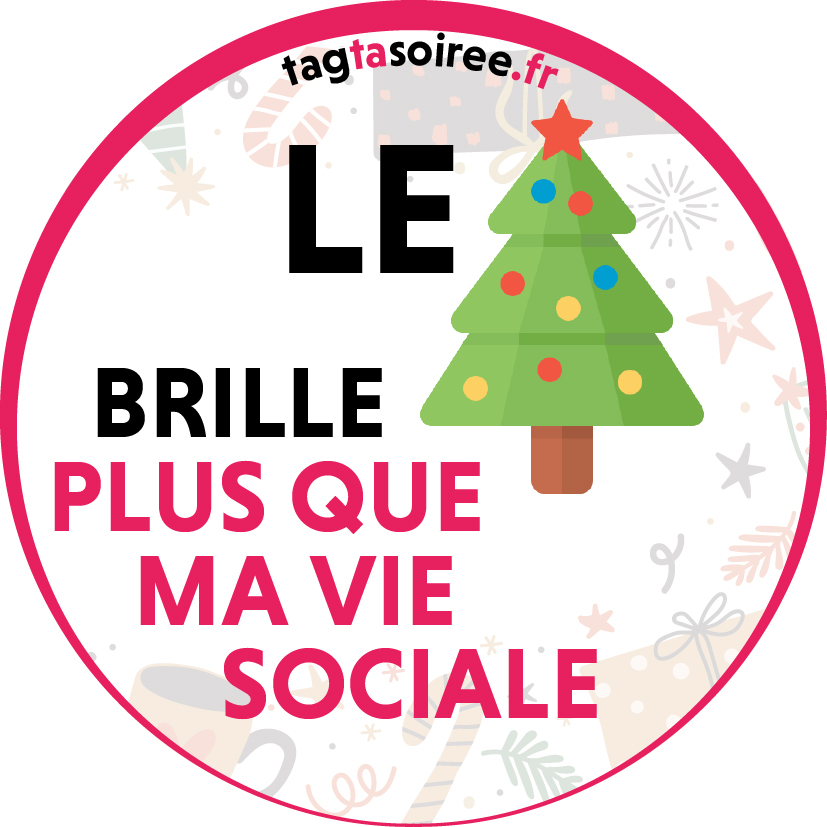 Le sapin brille plus que ma vie sociale
