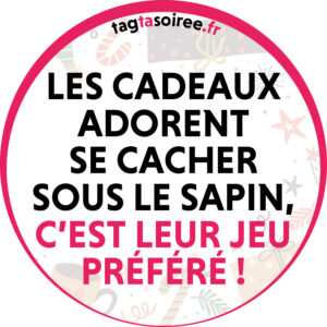 Les cadeaux adorent se cacher sous le sapin, c’est leur jeu préféré !