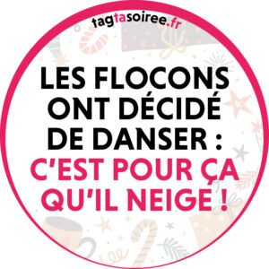 Les flocons ont décidé de danser - c’est pour ça qu’il neige !