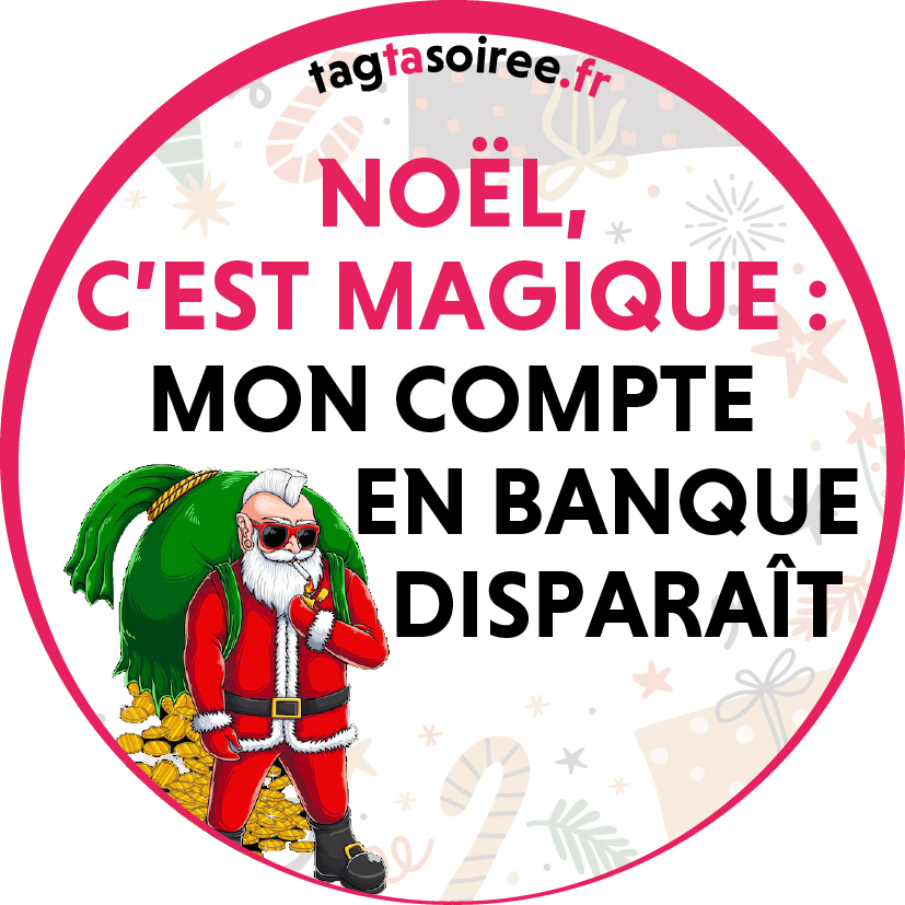 Noël, c’est magique - mon compte en banque disparaît