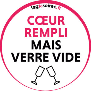 Cœur rempli mais verre vide