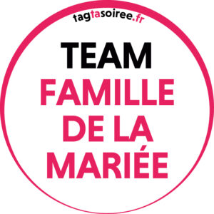 Team famille de la mariée